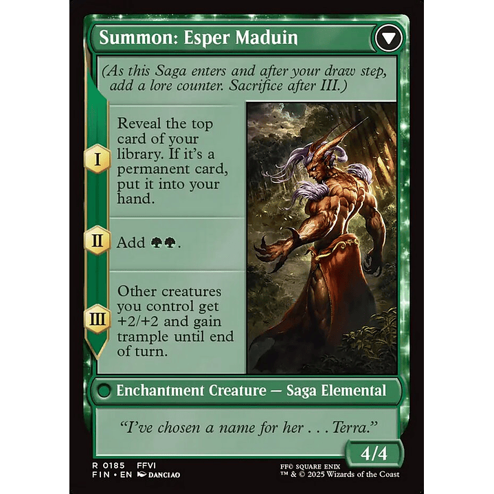 Esper Origins // Summon: Esper Maduin | Inglés | NM | FIN 2