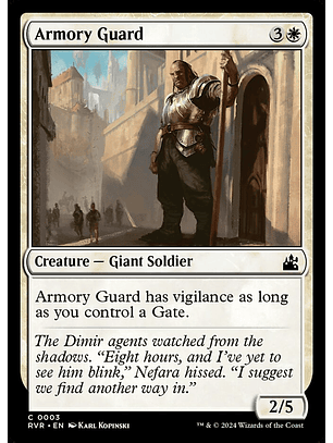 Armory Guard | Español | NM | RVR