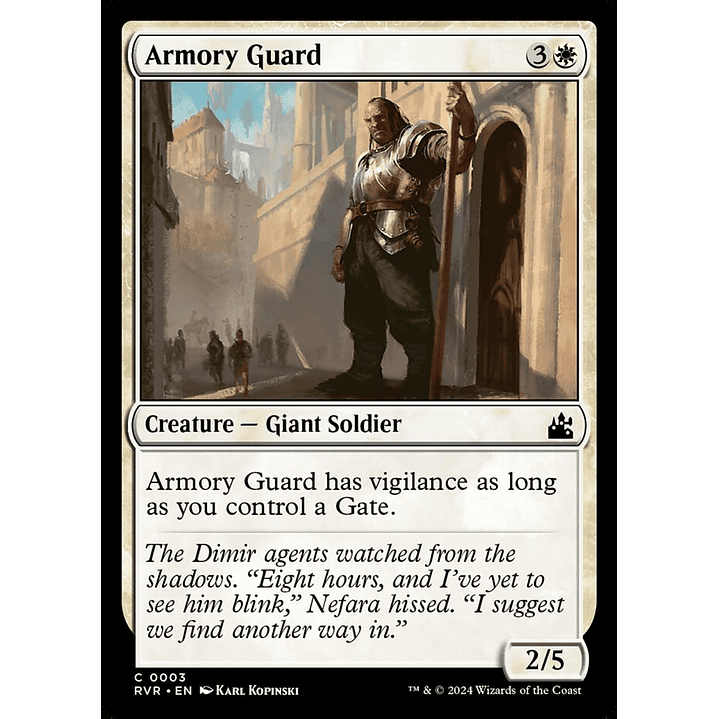 Armory Guard | Español | NM | RVR 1