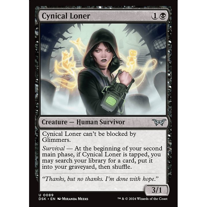 Cynical Loner | Inglés | NM | DSK 1