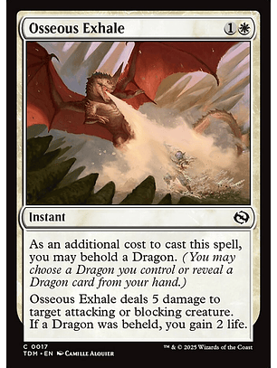 Osseous Exhale | Inglés | NM | TDM