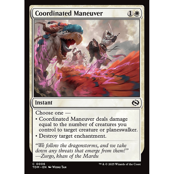 Coordinated Maneuver | Inglés | NM | TDM 1