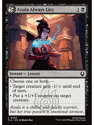Azula Always Lies | Inglés | NM | TLA