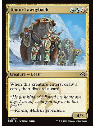 Temur Tawnyback (foil) | Inglés | NM | TDM