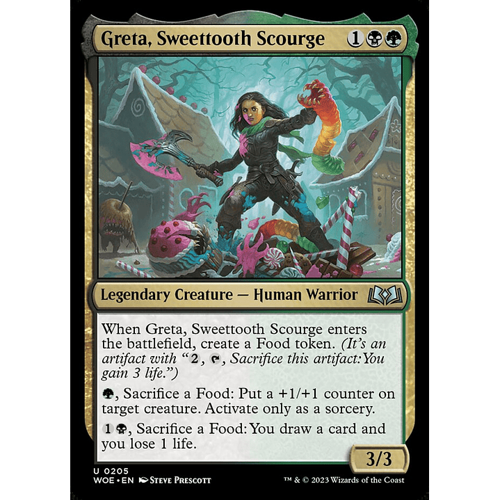 Greta, Sweettooth Scourge (foil) | Inglés | NM | WOE 1