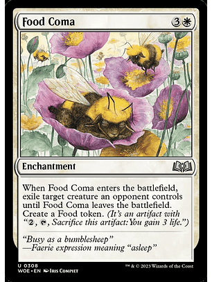 Food Coma | Inglés | NM | WOE