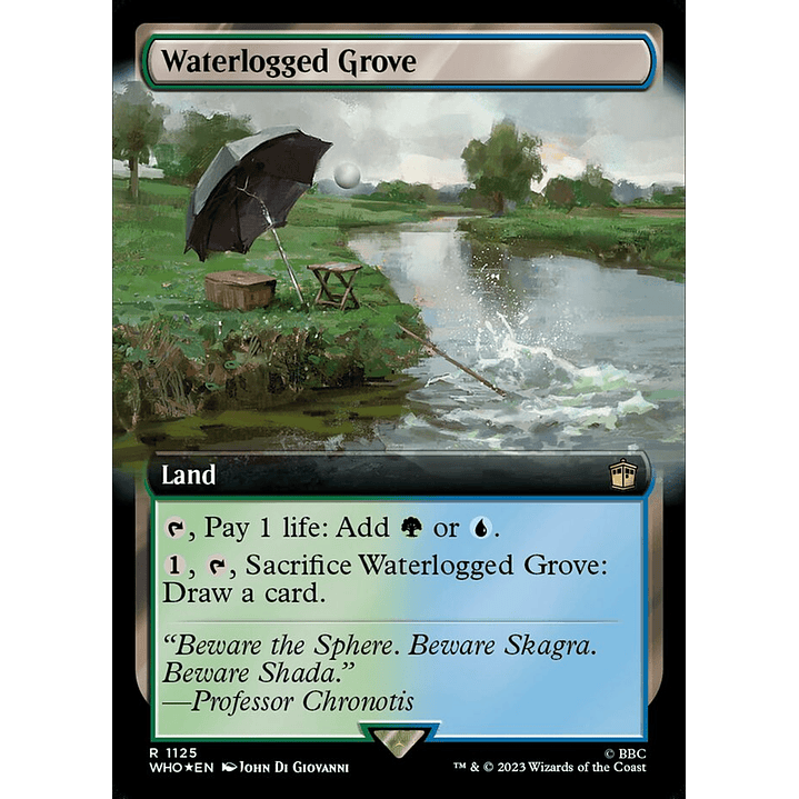 Waterlogged Grove (Extended Art foil) | Inglés | NM | WHO 1