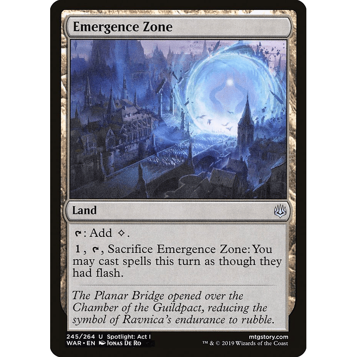 Emergence Zone | Inglés | NM | WAR 1