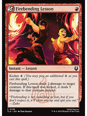 Firebending Lesson (foil) | Inglés | NM | TLA