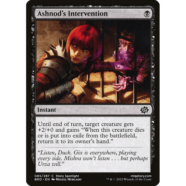 Ashnod's Intervention | Español | NM | BRO 1