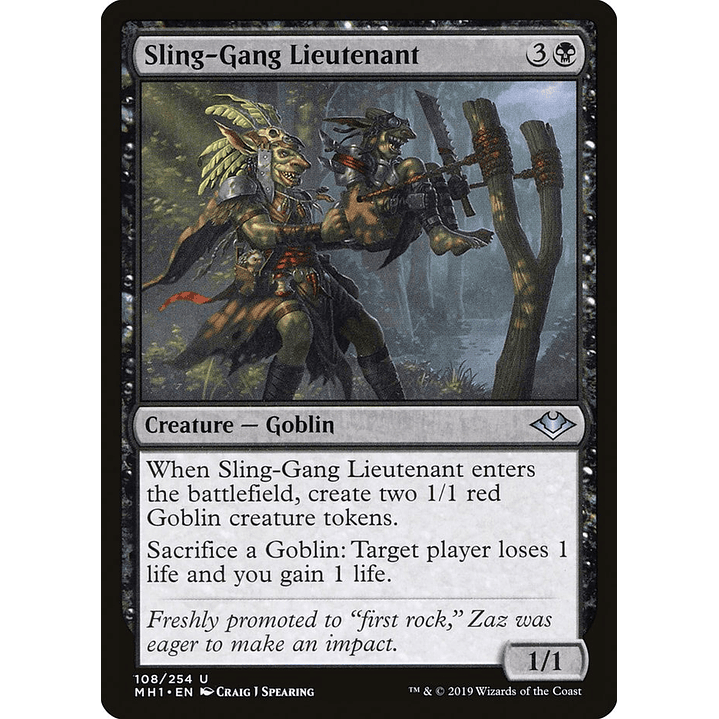 Sling-Gang Lieutenant | Español | NM | MH1 1