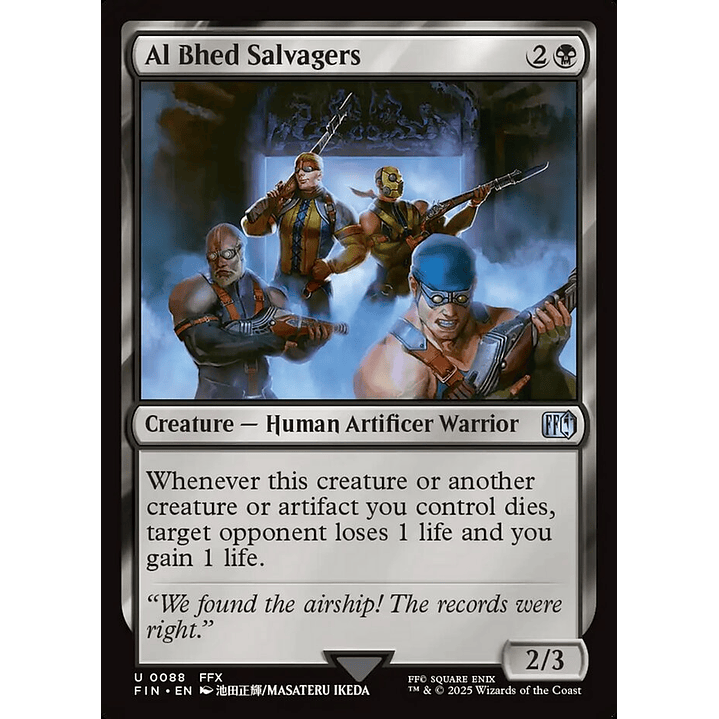 Al Bhed Salvagers | Inglés | NM | FIN 1