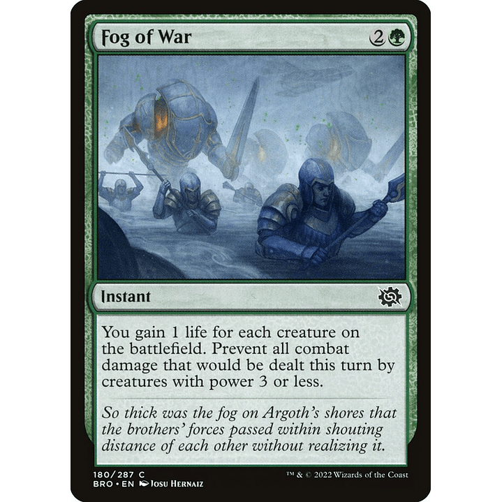 Fog of War | Inglés | NM | BRO 1