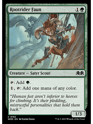 Rootrider Faun (foil) | Inglés | NM | WOE