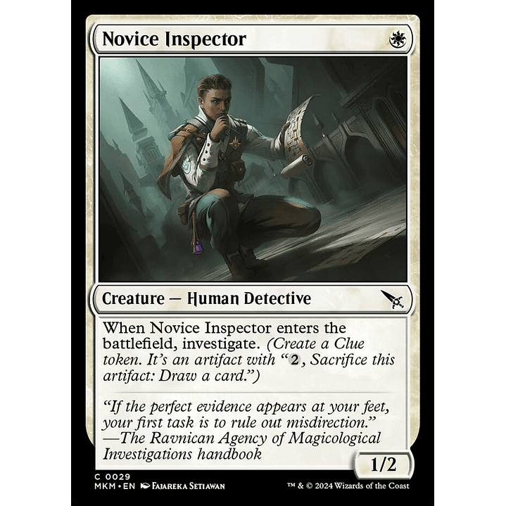 Novice Inspector | Inglés | NM | MKM 1
