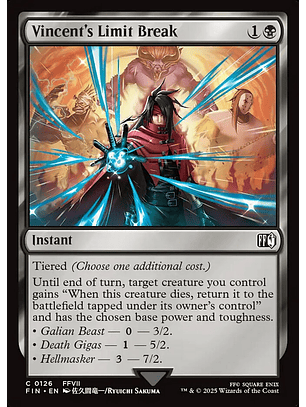 Vincent's Limit Break (foil) | Español | NM | FIN