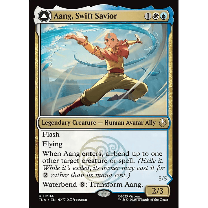 Aang, Swift Savior // Aang and La, Ocean's Fury | Inglés | NM | TLA 1