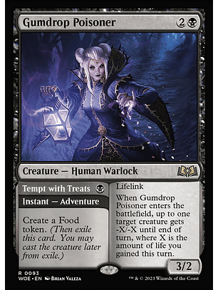 Gumdrop Poisoner // Tempt with Treats (foil) | Inglés | NM | WOE