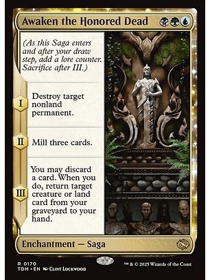 Awaken the Honored Dead | Español | NM | TDM