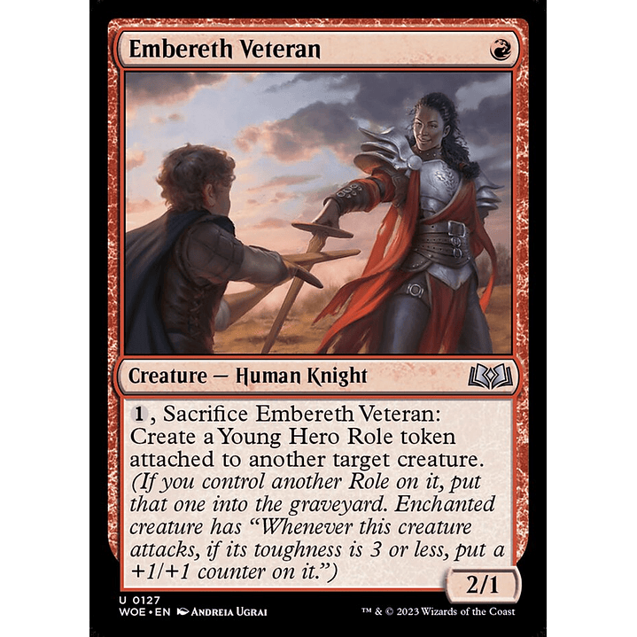 Embereth Veteran (foil) | Inglés | NM | WOE 1