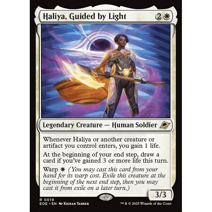 Haliya, Guided by Light (foil) | Español | NM | EOE 1