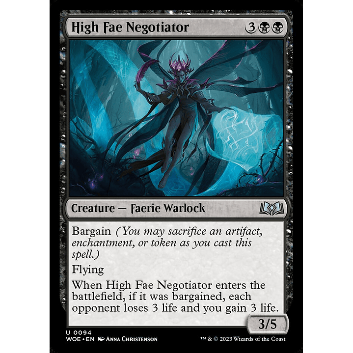 High Fae Negotiator (foil) | Inglés | NM | WOE 1