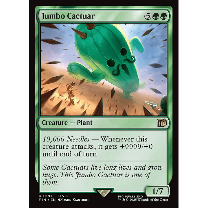 Jumbo Cactuar | Inglés | NM | FIN 1