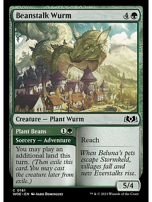 Beanstalk Wurm // Plant Beans (foil) | Inglés | NM | WOE
