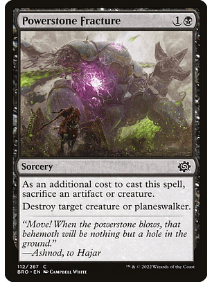 Powerstone Fracture | Español | NM | BRO