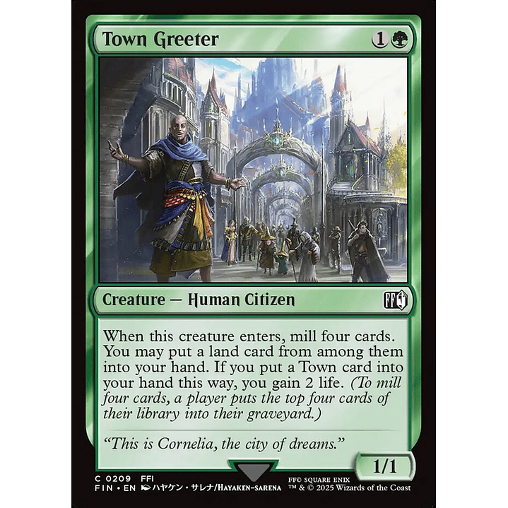 Town Greeter | Inglés | NM | FIN 1