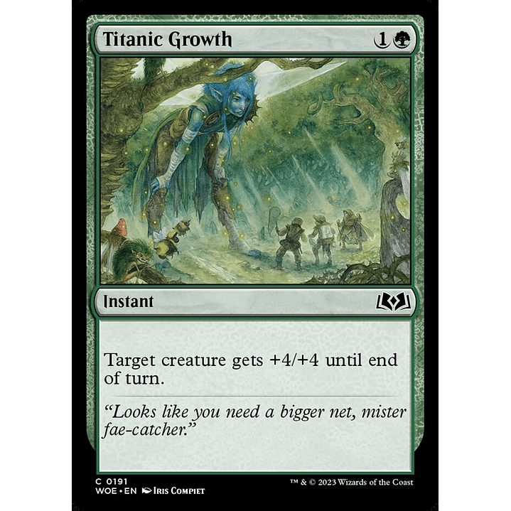 Titanic Growth (foil) | Inglés | NM | WOE 1