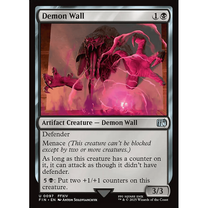 Demon Wall | Inglés | NM | FIN 1