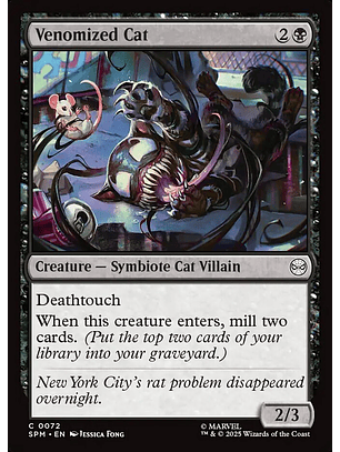 Venomized Cat (foil) | Español | NM | SPM