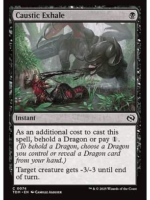 Caustic Exhale | Español | NM | TDM