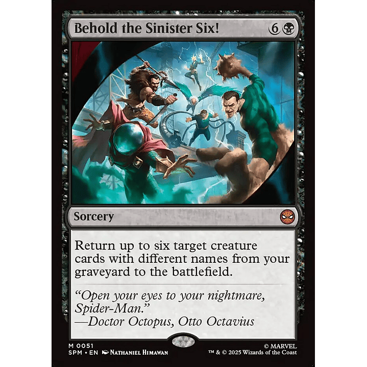 Behold the Sinister Six! | Inglés | NM | SPM 1