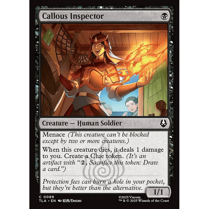Callous Inspector | Inglés | NM | TLA 1