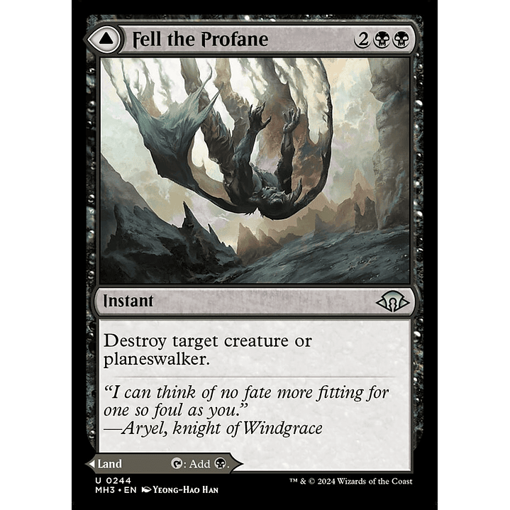 Fell the Profane // Fell Mire | Español | NM | MH3 1