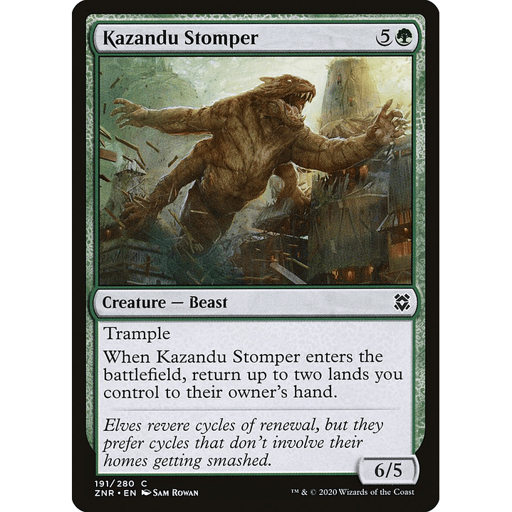 Kazandu Stomper (foil) | Japonés | NM | ZNR 1