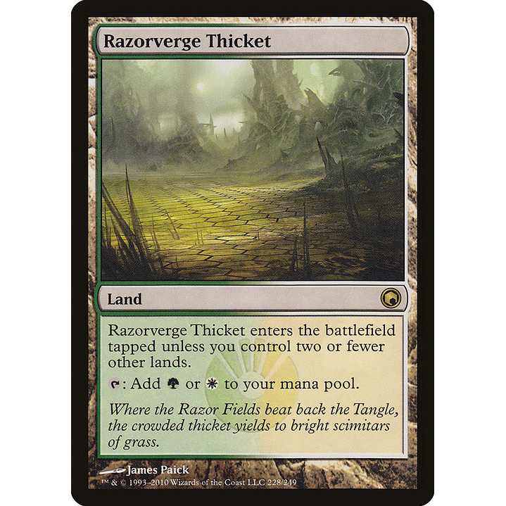 Razorverge Thicket | Inglés | NM | SOM 1
