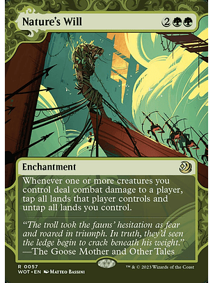 Nature's Will (Showcase) | Español | NM | WOT