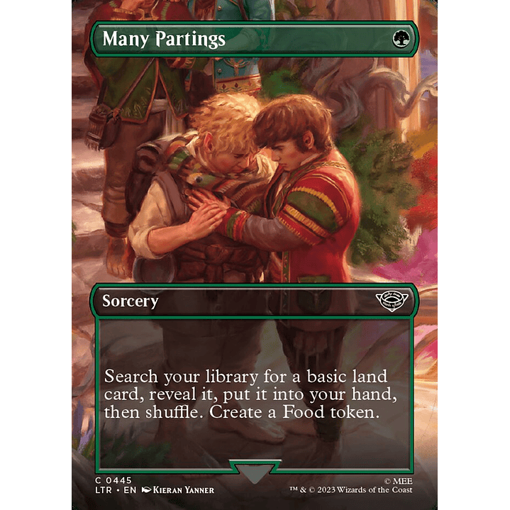 Many Partings (Borderless foil) | Inglés | NM | LTR 1