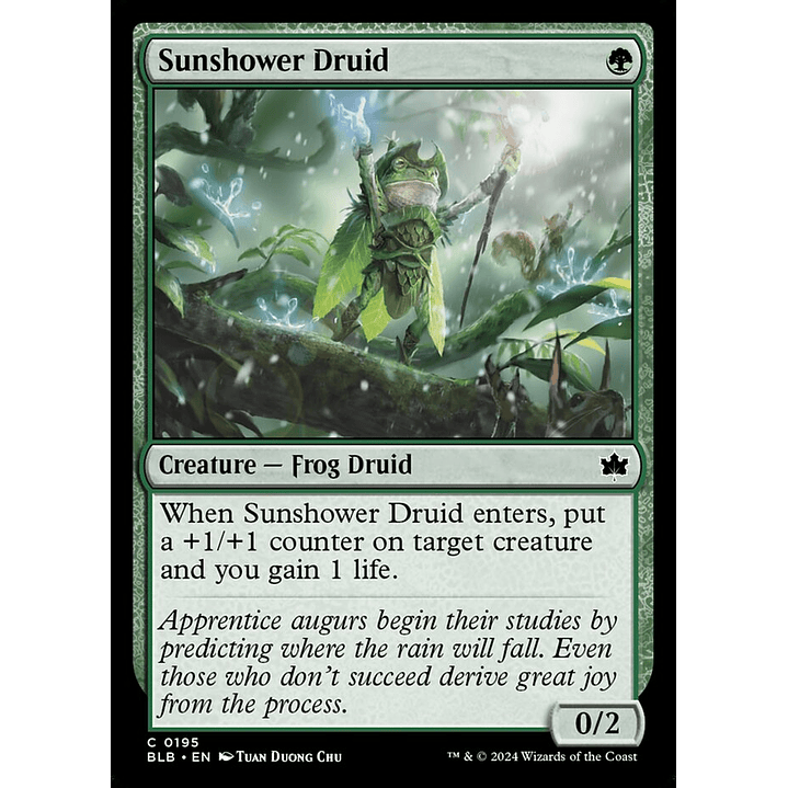 Sunshower Druid | Japonés | NM | BLB 1