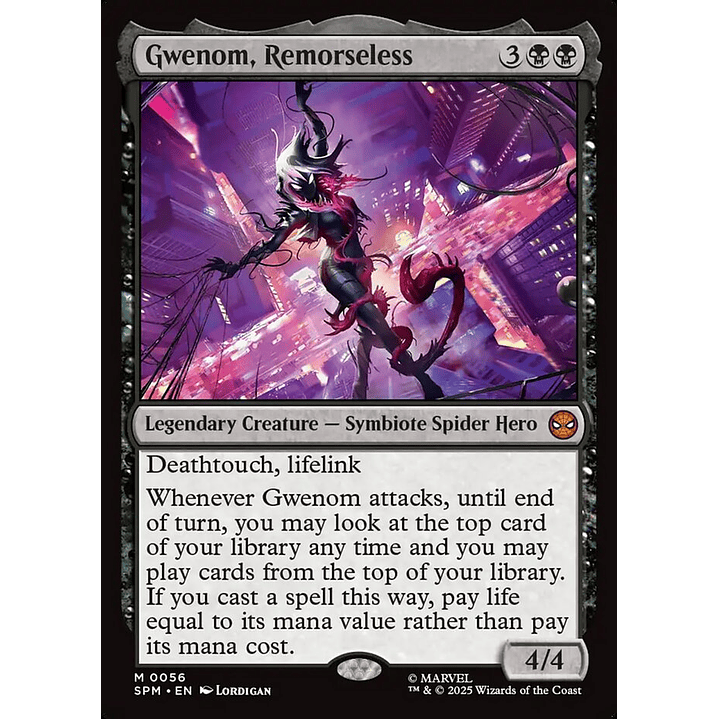 Gwenom, Remorseless | Español | NM | SPM 1