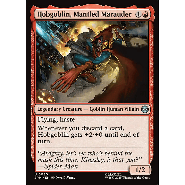 Hobgoblin, Mantled Marauder | Inglés | NM | SPM 1