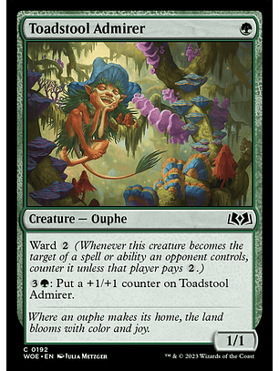 Toadstool Admirer (foil) | Inglés | NM | WOE