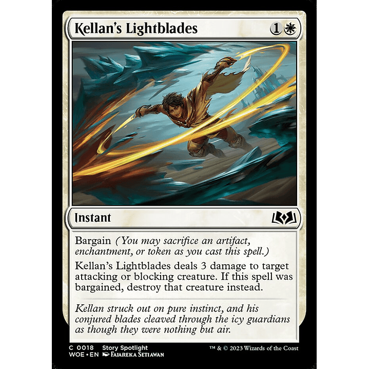 Kellan's Lightblades (foil) | Inglés | NM | WOE 1