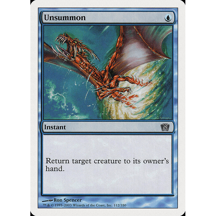Unsummon | Español | NM | 8ED 1
