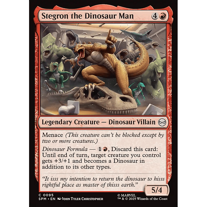 Stegron the Dinosaur Man | Español | NM | SPM 1