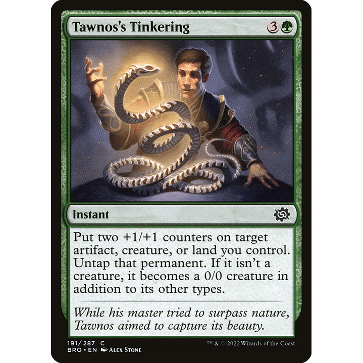 Tawnos's Tinkering | Español | NM | BRO 1