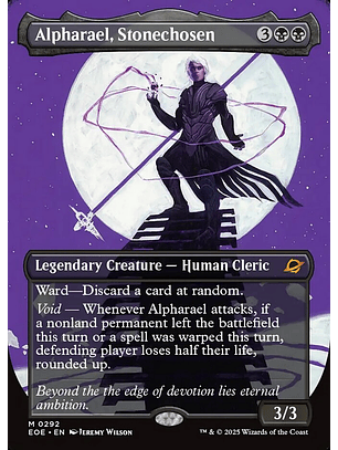 Alpharael, Stonechosen (Borderless foil) | Inglés | NM | EOE